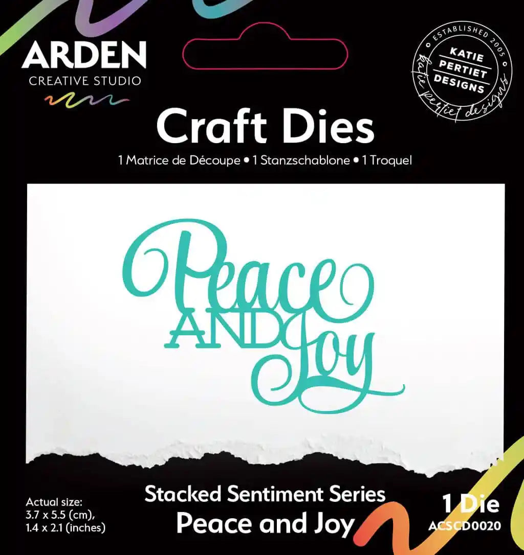 peace and joy - craft die set