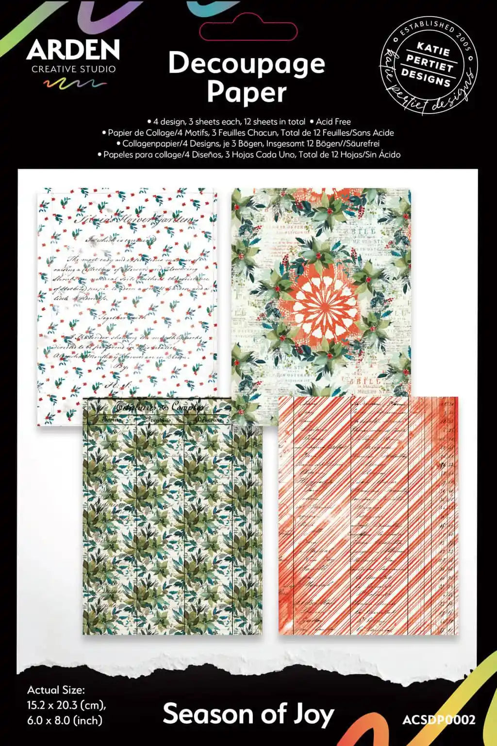 Season of Joy - Decoupage Paper