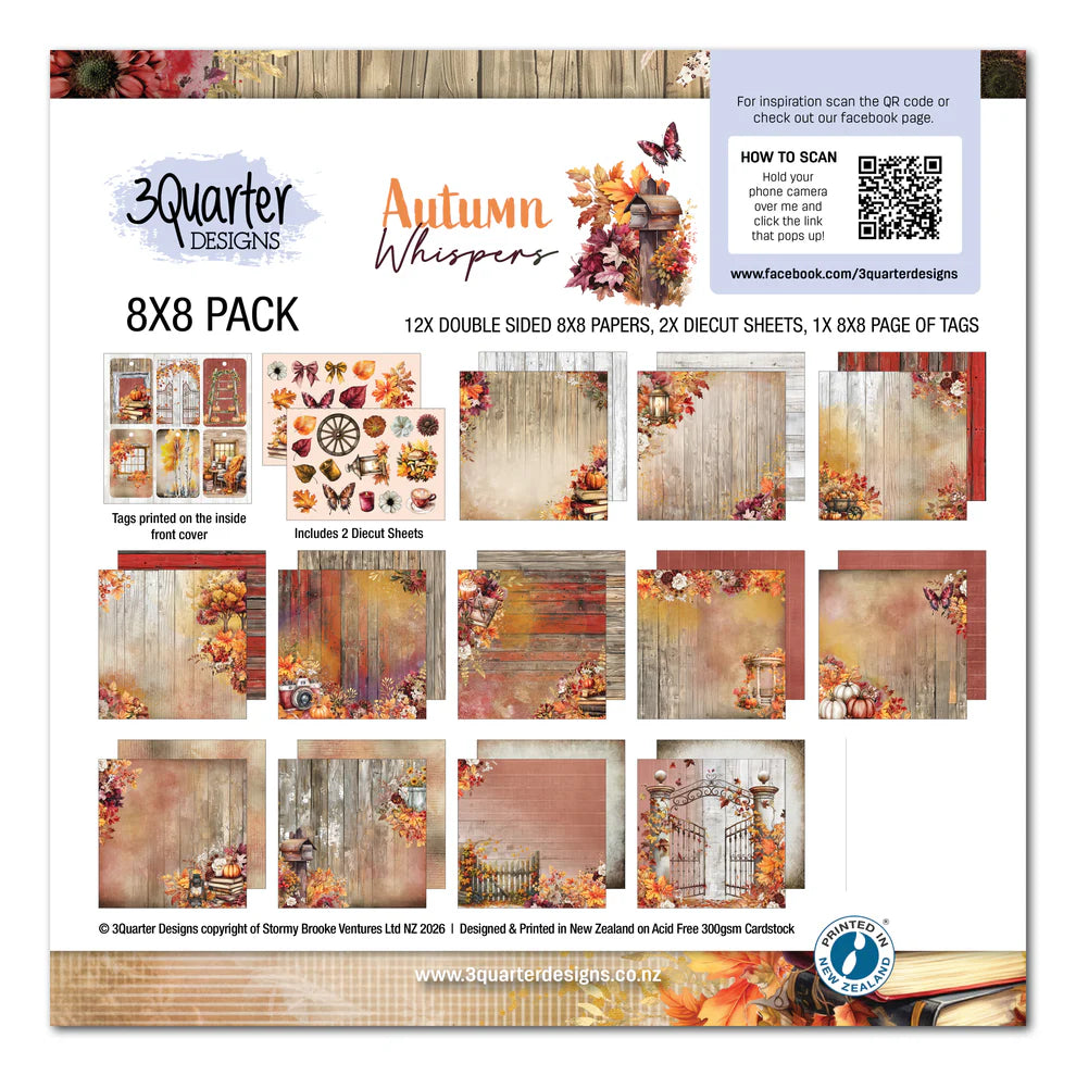 Autumn Whispers 8x8- April Release