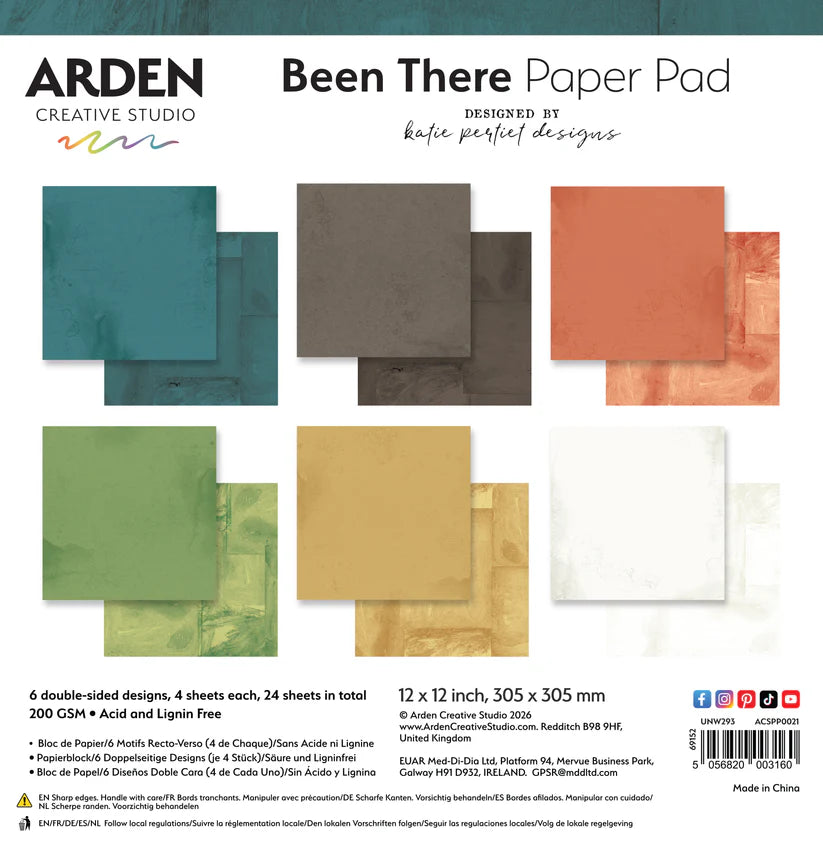 BEEN THERE Solids Paper Pad 12X12