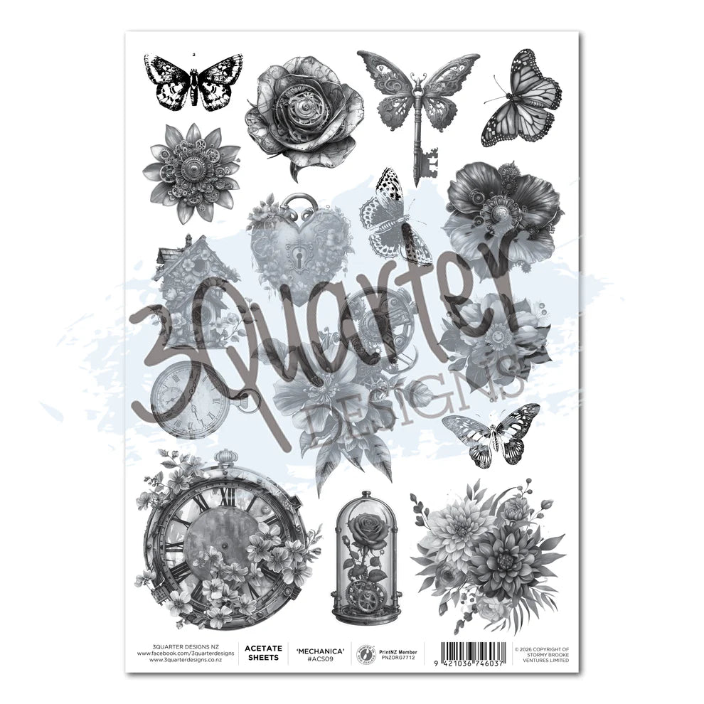 Floral Mechanica Acetate - May Release
