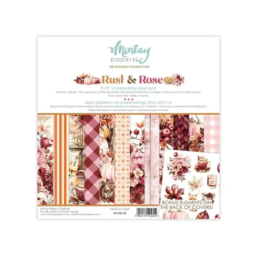 Rust & Rose -08- 6x6- Paper Pack