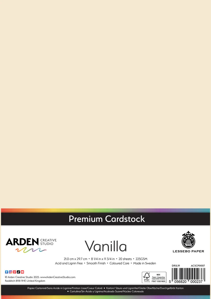 Premium Cardstock-Vanilla