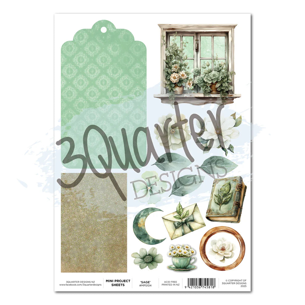 Sage Candlelight Mini Project Sheet - March Release