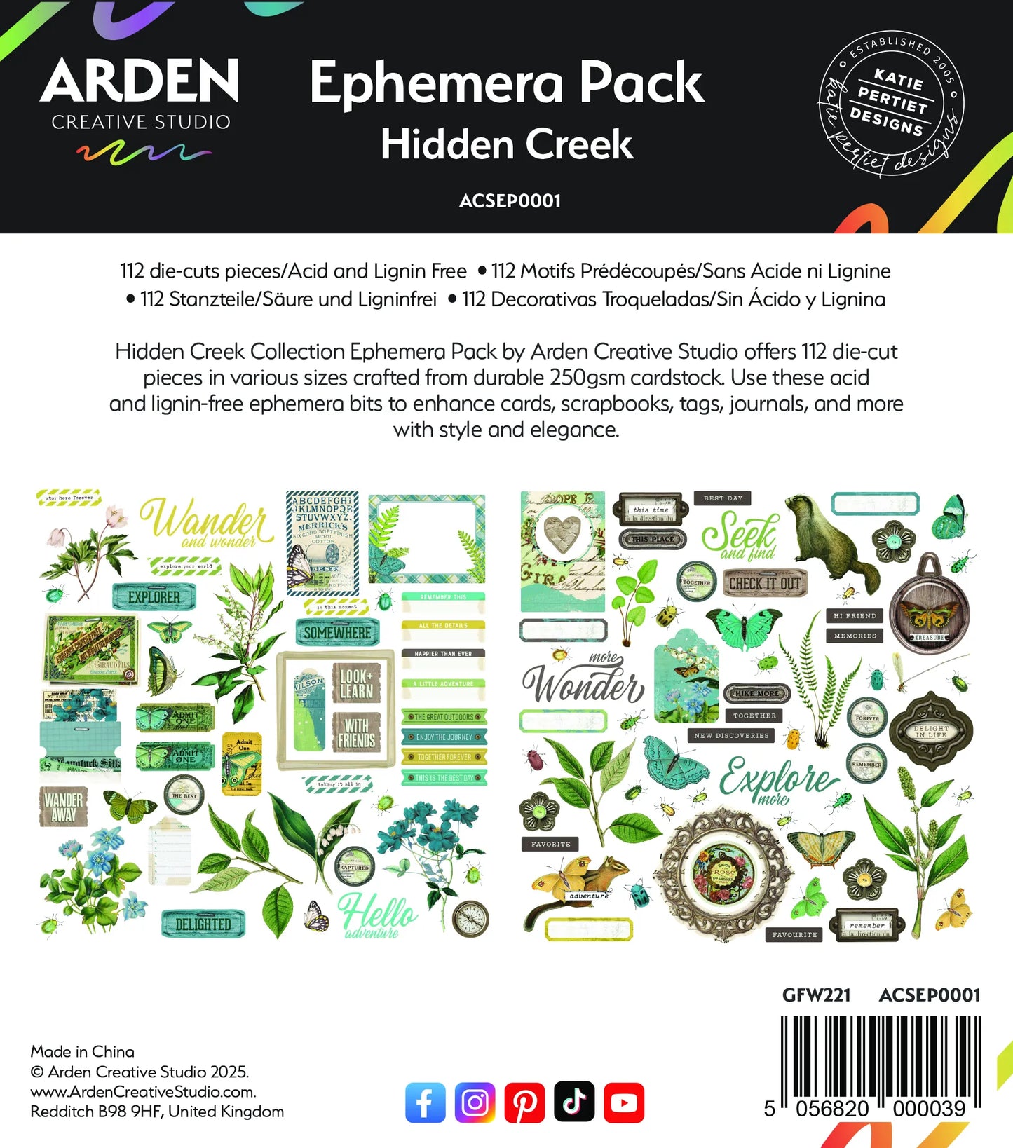 HIDDEN CREEK - Ephemera pack