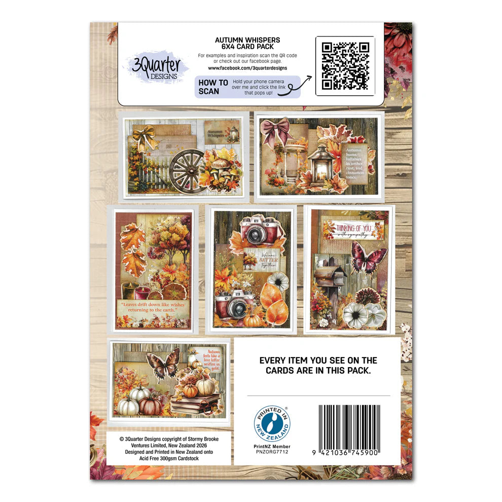 Autumn Whispers 6x4- April Release