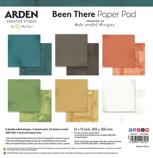 BEEN THERE Solids Paper Pad 12X12