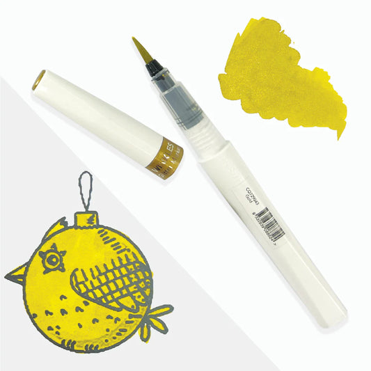 Winkles Glitter Marker-Gold