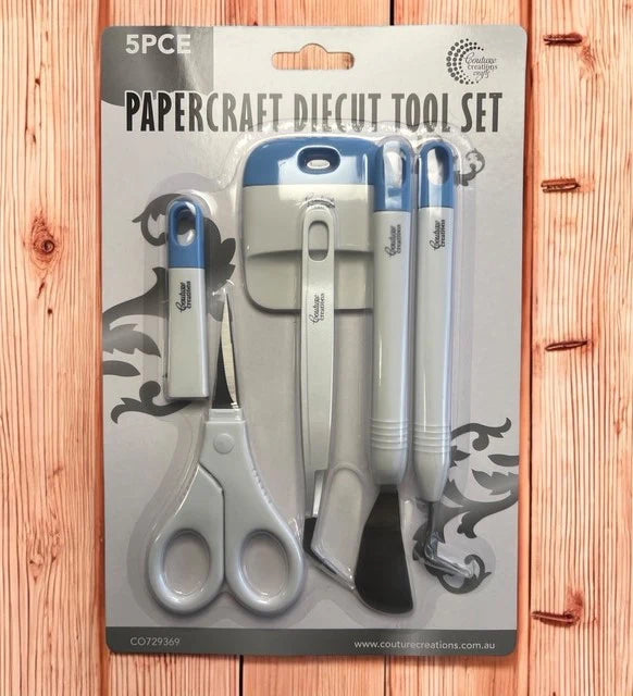 Papercraft Diecut Tool Set 5pce - Couture Creations