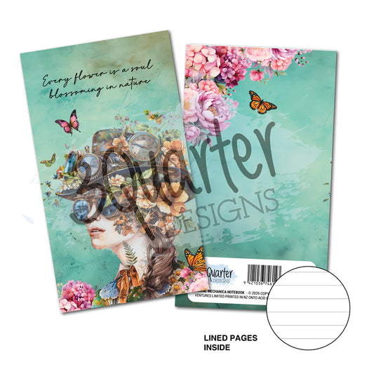 Floral Mechanica Mini Notebook - May Release