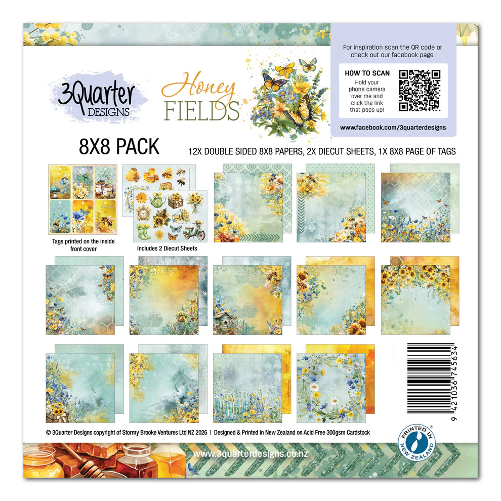 Honey Fields 8x8- February Release