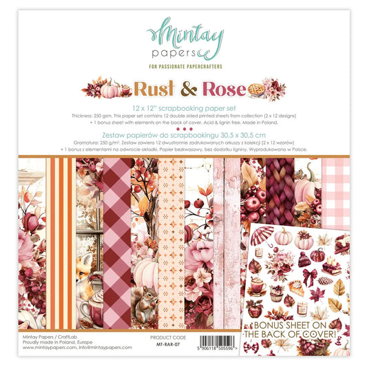 Rust & Rose -07- 12x12- Paper Pack