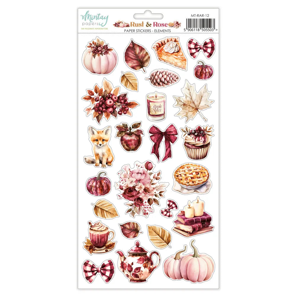 Rust & Rose -12- 6x12- Stickers