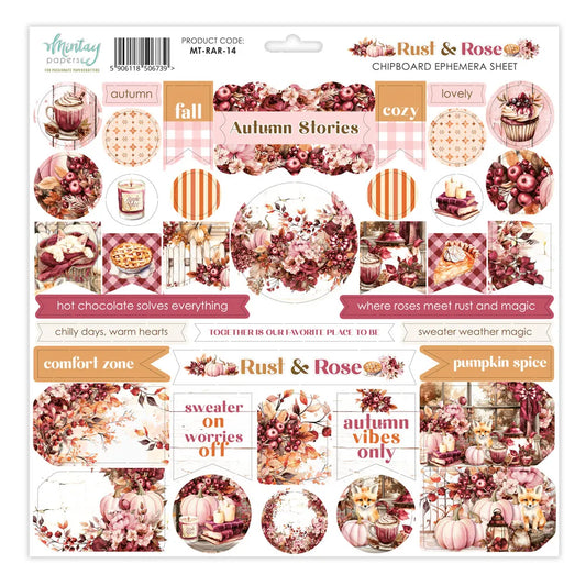 Rust & Rose -14-  12x12- Stickers