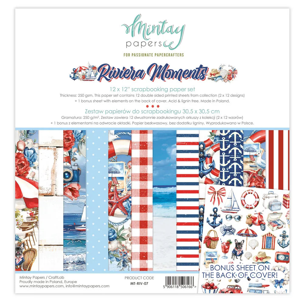 Riviera Moments-07- 12x12- Paper Pack