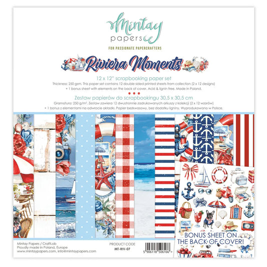 Riviera Moments-07- 12x12- Paper Pack