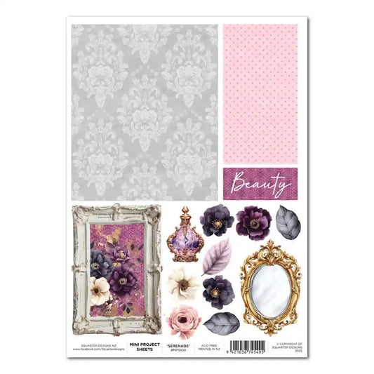 Petal Serenade Mini Project Sheet – January Release