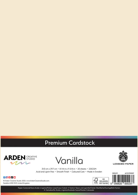 Premium Cardstock-Vanilla