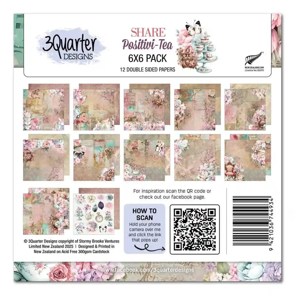 Share Positivi-Tea 6×6 – October Release