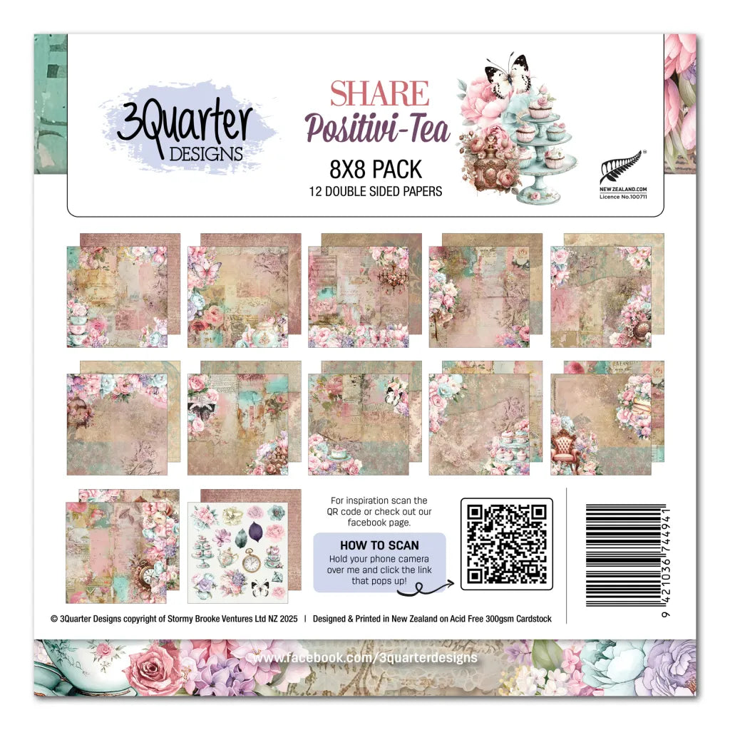 Share Positivi-Tea 8×8 – October Release