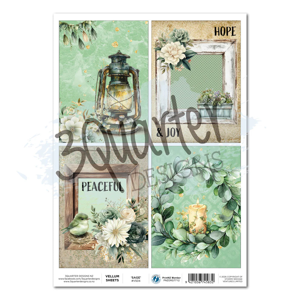 Sage Candlelight Vellum- March Release
