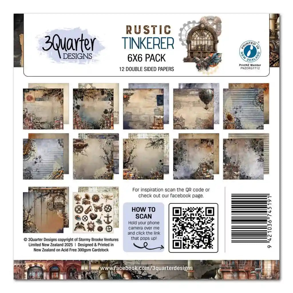 Rustic Tinkerer 6×6 -December Release