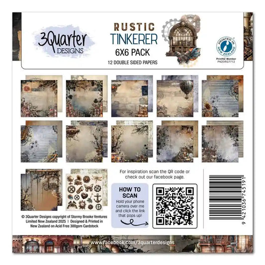 Rustic Tinkerer 6×6 -December Release